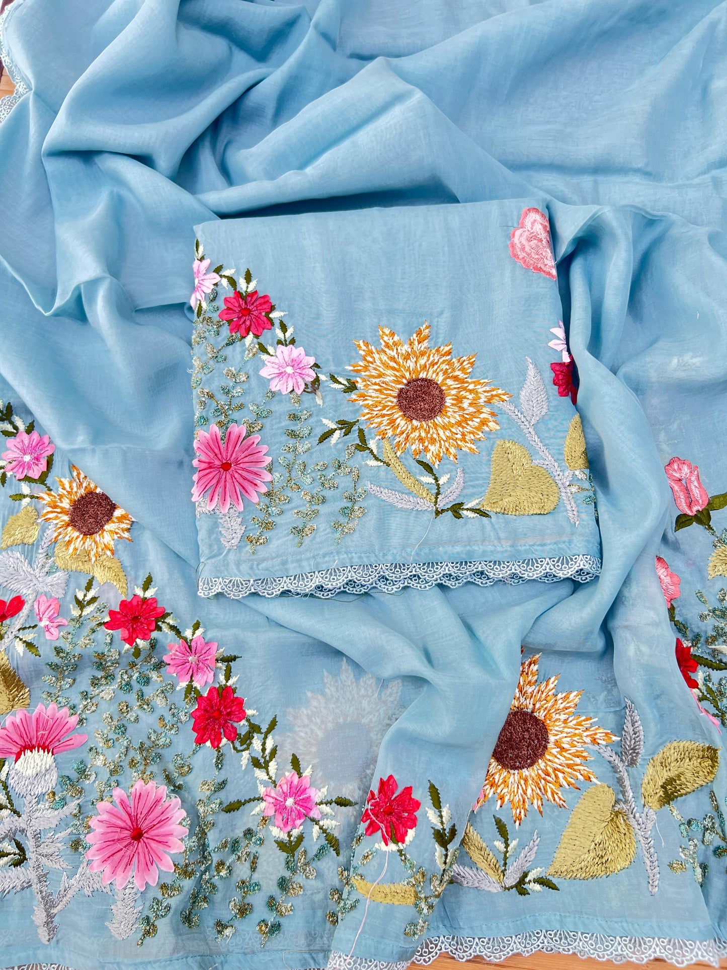 Pure Mul Cotton unstiched