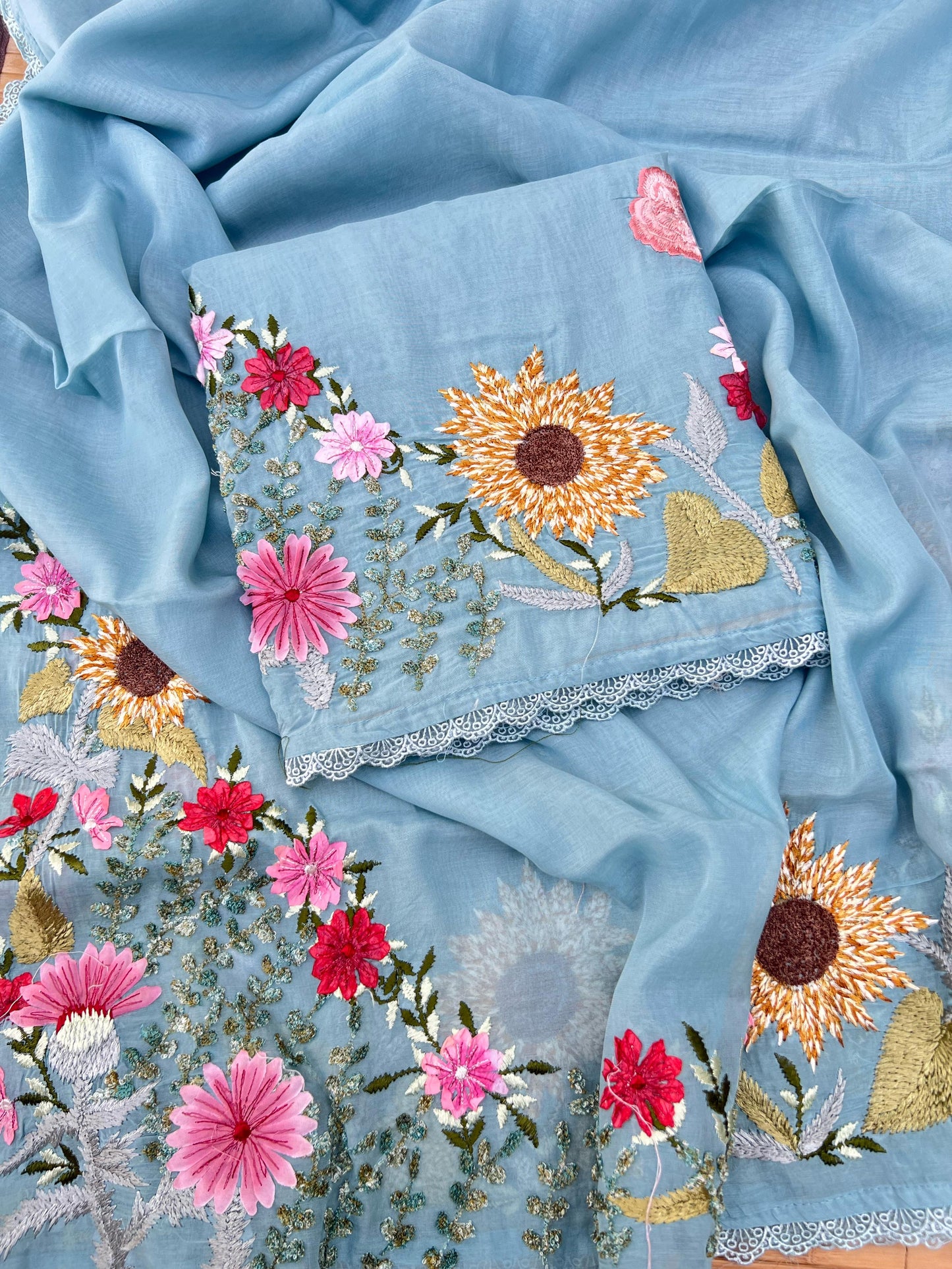 Pure Mul Cotton unstiched