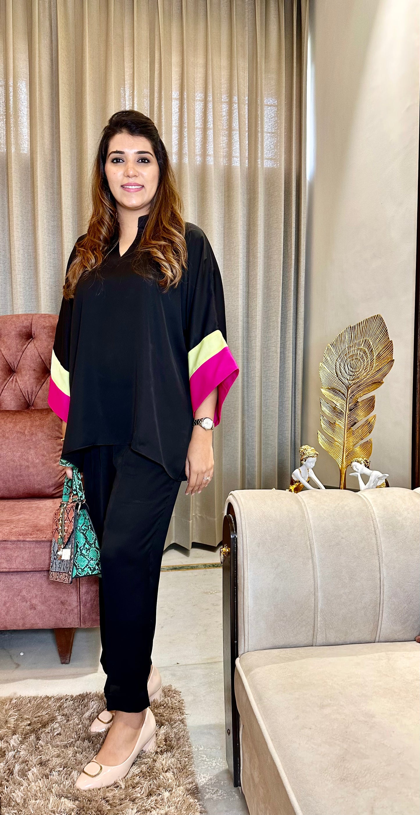 Satin Serenity Kaftan