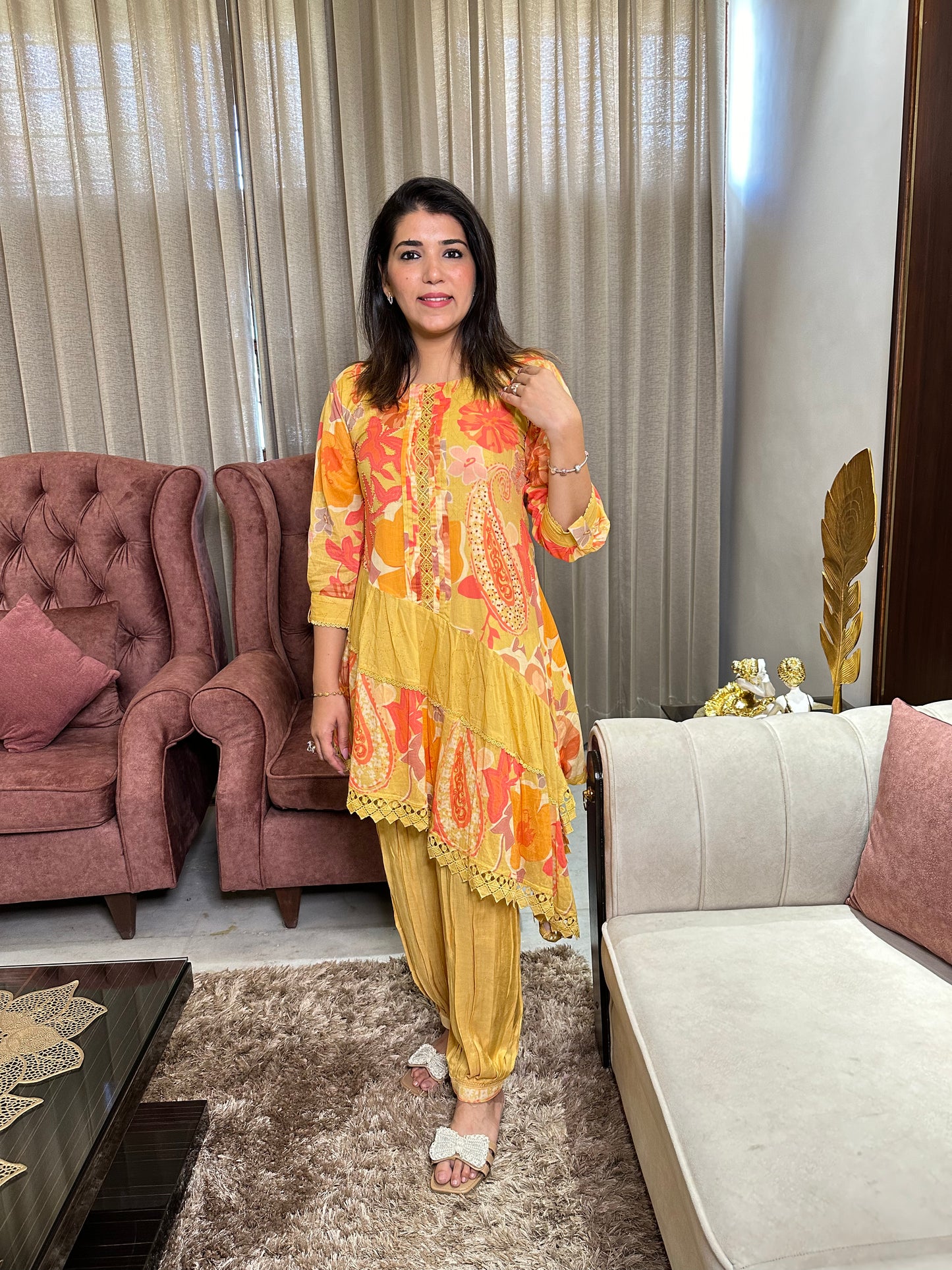 Perfect Floral Kurta Set