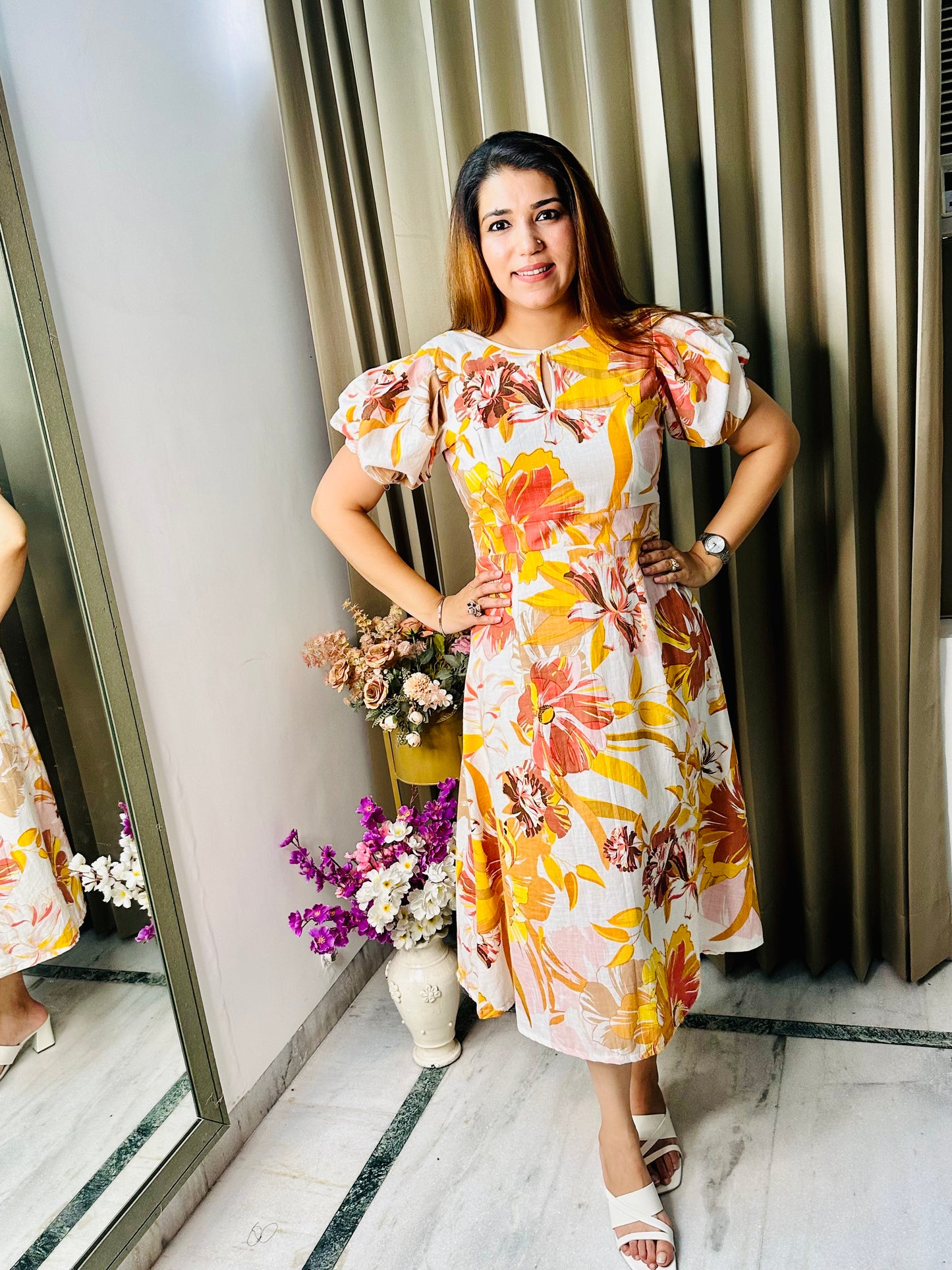 Floral Midi dress