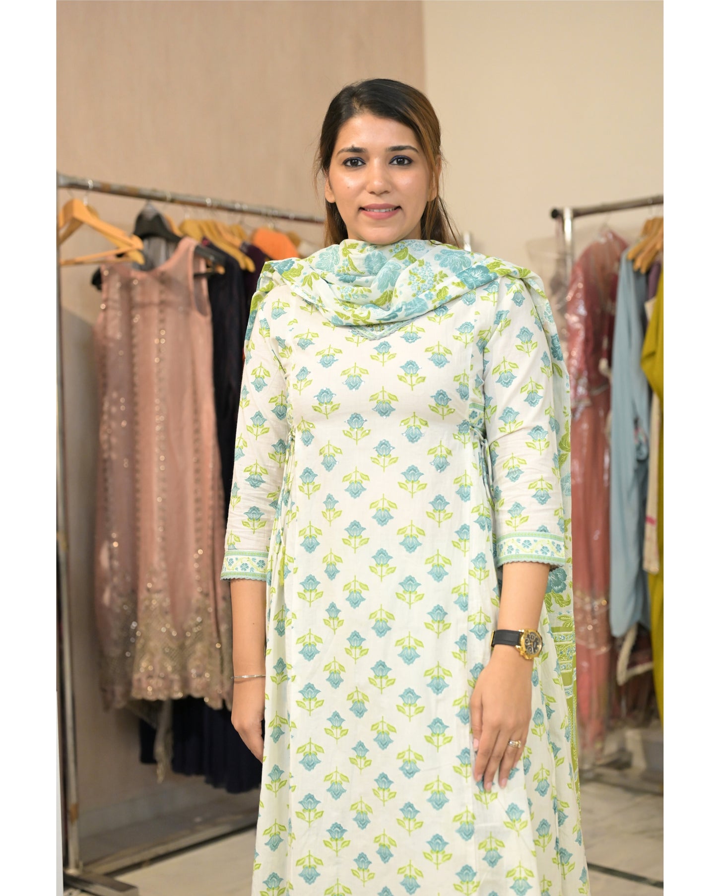 Pure cotton suit