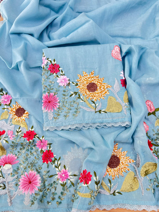 Pure Mul Cotton unstiched