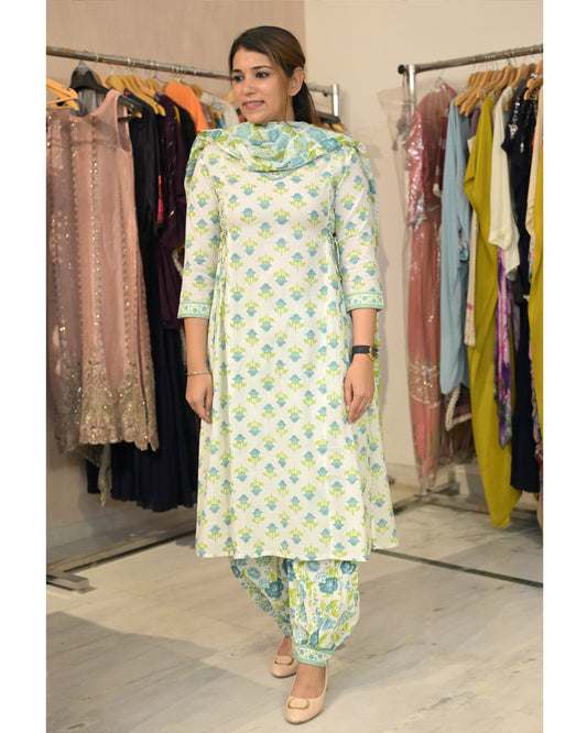 Pure cotton suit
