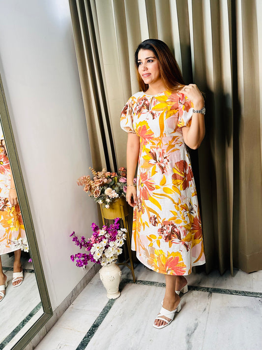 Floral Midi dress